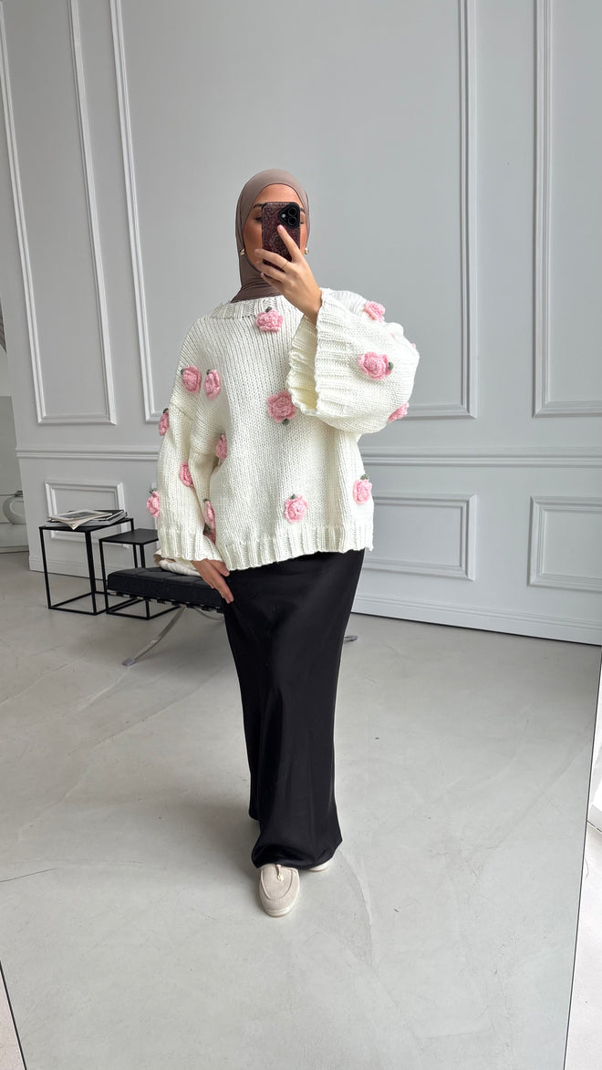 Handmade Bloom Pullover