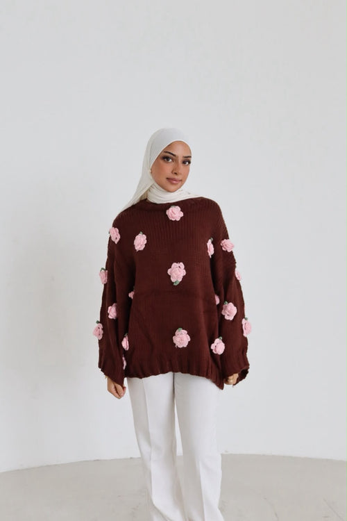 Handmade Bloom Pullover