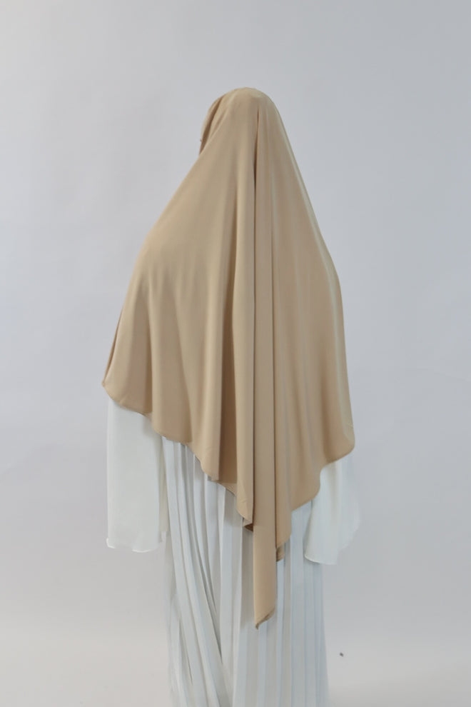 Jersey Khimar - Beige