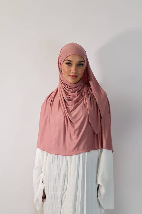 Jersey mit Integriertem Bone - Rosa