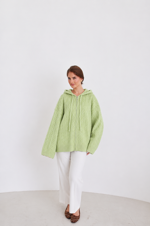 Zopfstrick Cardigan