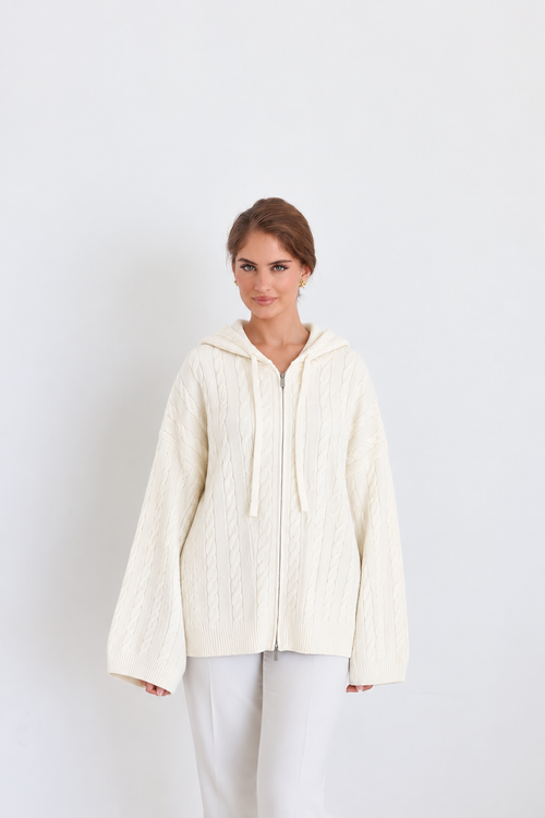 Zopfstrick Cardigan