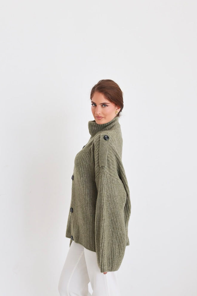 Cardigan mit Knopfdetails