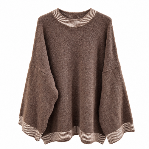Pullover mit Kontrastdetails