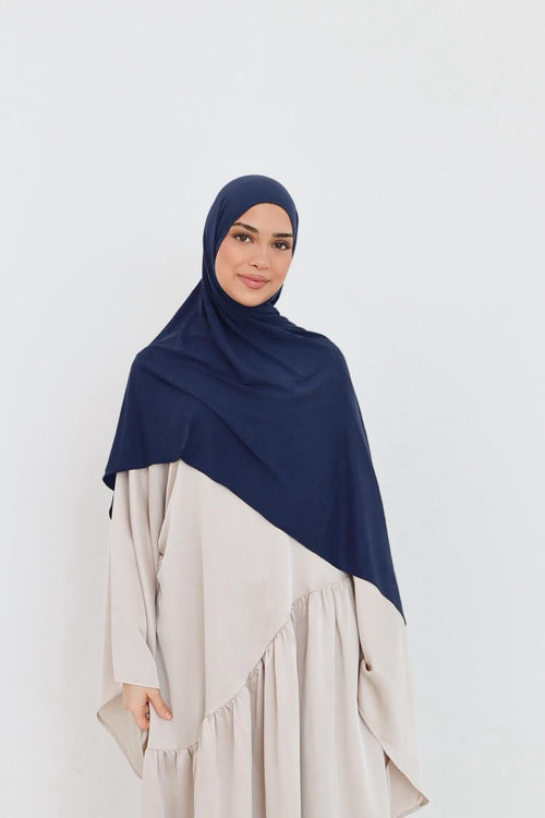 Bamboo Breathable Scarf - Navy