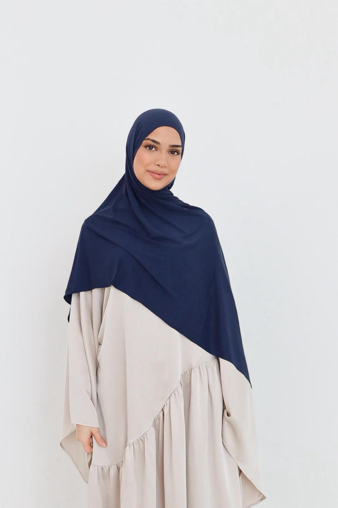 Bamboo Breathable Scarf - Navy