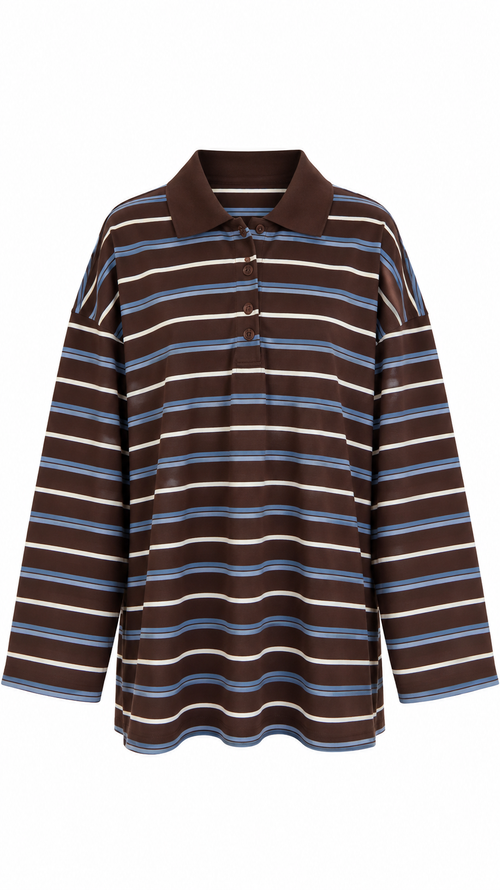 Oversized Polohemd