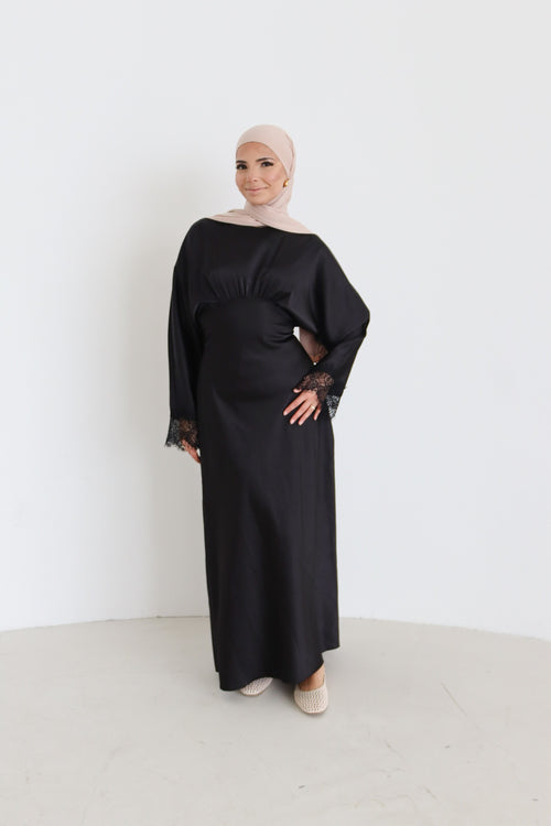 Naima Satin Kleid