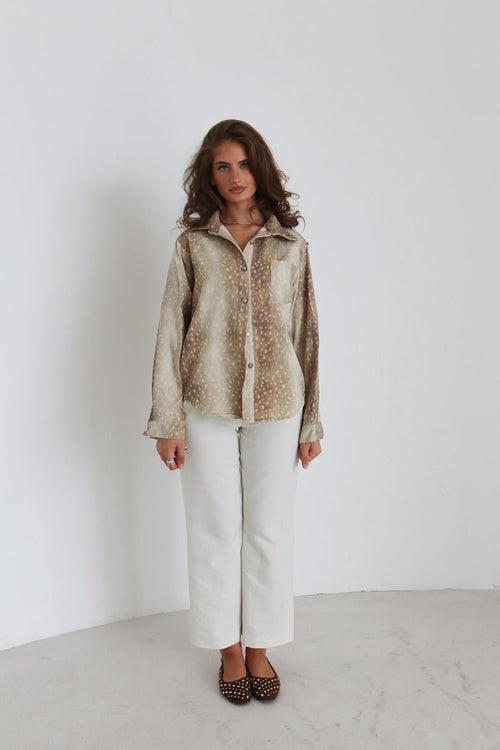 Hemdjacke mit Bambi-Aufdruck