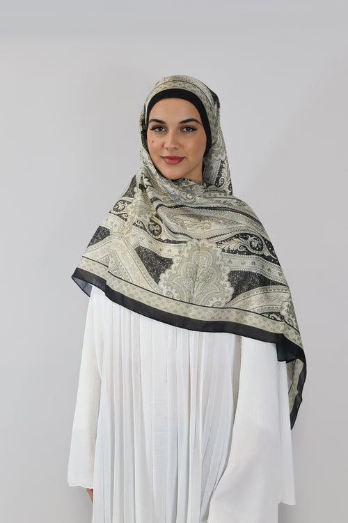 Soft Bohéme Hijab - Black