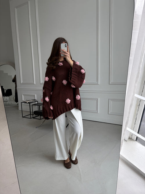 Handmade Bloom Pullover