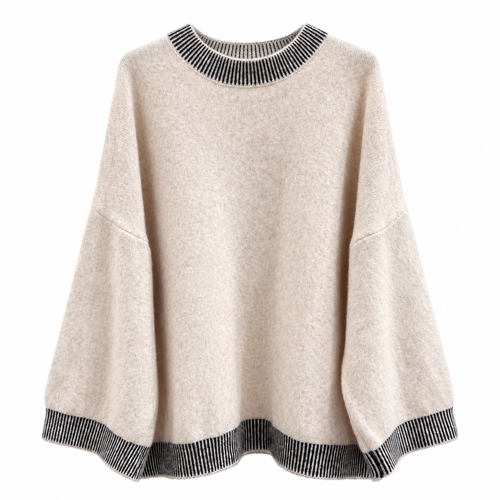 Pullover mit Kontrastdetails