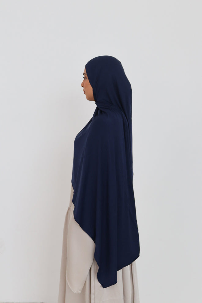 Bamboo Breathable Scarf - Navy