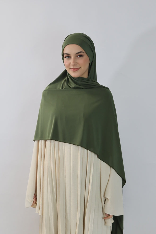 Premium Jersey mit Integriertem Bonnet - Khaki