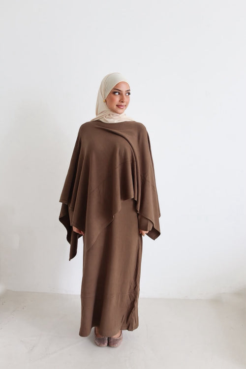 Kleid mit Poncho