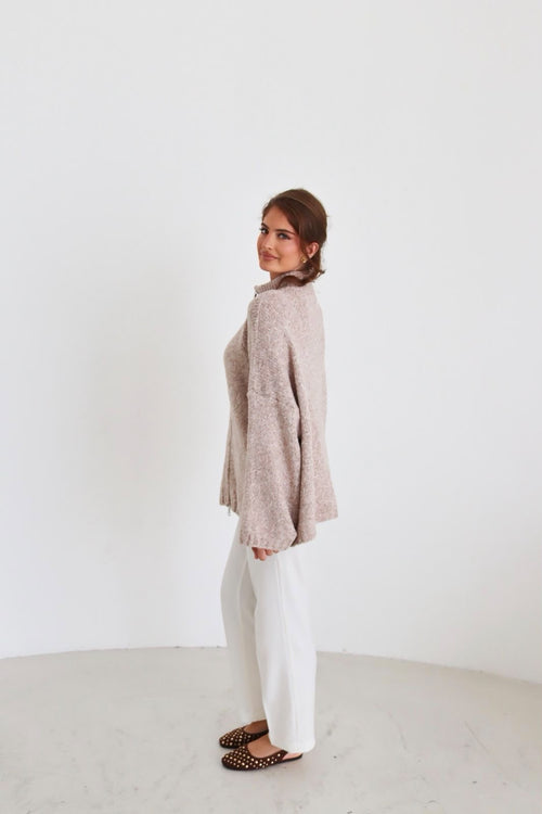 Knit Zip Cardigan