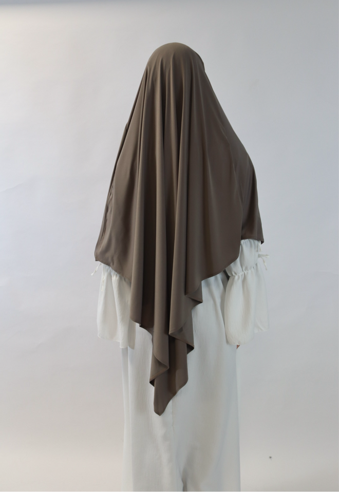 Jersey Khimar - Taupe