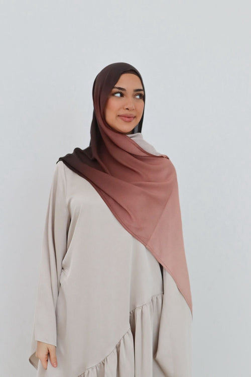 Printed Modal Hijab - Ombre