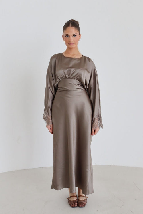 Naima Satin Kleid