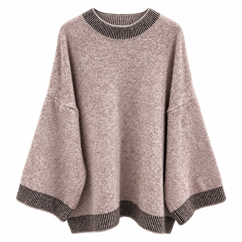 Pullover mit Kontrastdetails