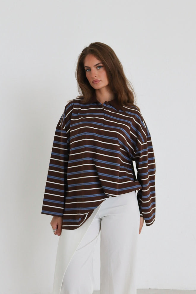 Oversized Polohemd