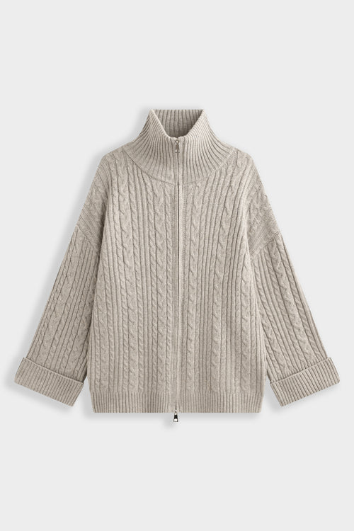 Zip-Cardigan