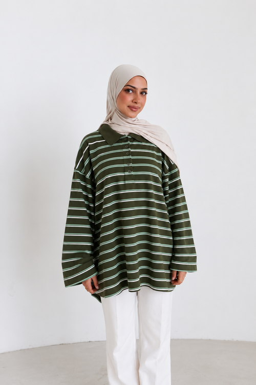 Oversized Polohemd