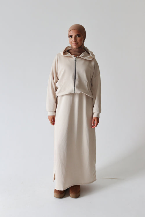 Hoodie Kleid - Zweiteiler