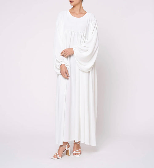 Abaya Laila, white